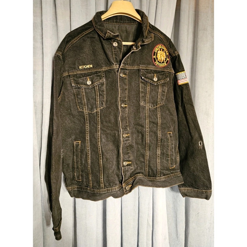Vintage Danbury‎ Mint Veterans Jean Jacket - 2XL (567)